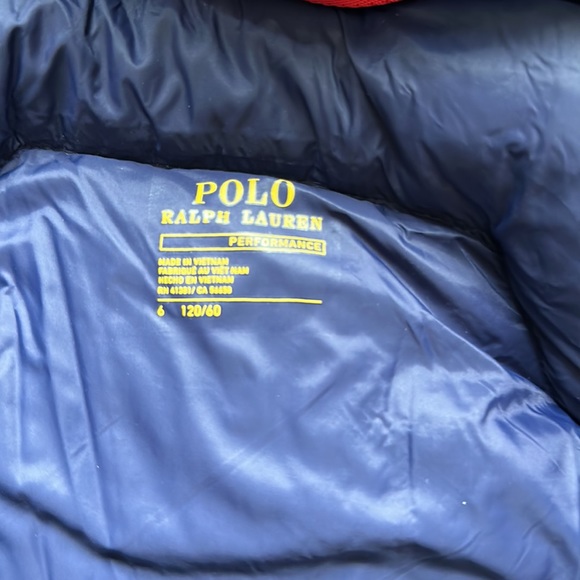 Boys Polo Ralph Lauren Navy Quilted jacket - Picture 3 of 3